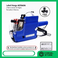 CORNESTORE Alat Label Harga 2 Baris 10 Digit Cetak Stiker Expired Huruf Angka MX 6600 Labeller Tool