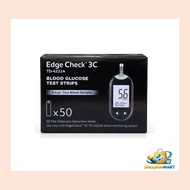 [EXP: 03/2027] EDGECHECK EDGE CHECK 3C (TD-4222A) BLOOD GLUCOSE TEST STRIPS 2 x 25's