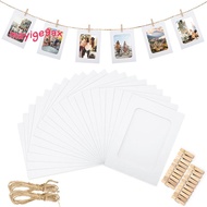 50Pcs Paper Picture Frames for 4x6Inch Paper Photo Frames,Kit DIY Cardboard Photo Hanging Display fo