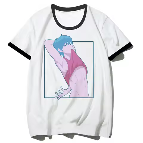 Femboy t shirt teen 2000s streetwear hip hop Breathable shirt 2000s harajuku University Breathable D