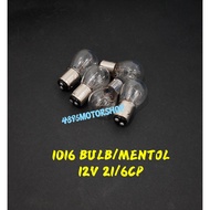UNIVERSAL 2 LEG 2 KAKI REAR TAIL LAMP BRAKE BULB MENTOL 1016 12V 21/6CP