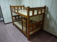 頂元二手家具【全站自取價】實木3.5尺上下舖-單人床組-木製床架-兒童床組-雙層床-上下舖-寢具
