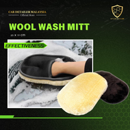 【CP CAR Detailer】Car Wool Wash Mitt Anti-Scratch Multifunction Wash Mitt Car Wash Accessories 羊毛洗车手套