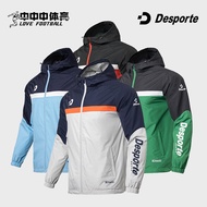 Desporte Desporte Football Training Assault Warm Windproof Waterproof Hooded Raincoat DC824813