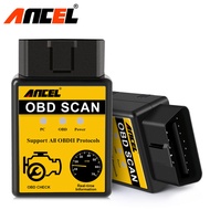 ANCEL Elm327 Original Mini OBD2 Scanner Mobil Motor Bluetooth V1.5  Pembaca Kode Periksa Mesin Wirel