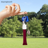 (duyongtear0) Lip Balm Keychain Caps Fashionable Lipgloss Holder Functional Charm Jewelry For Women 