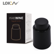 Wine Vacuum Wine Stopper Push Type Integrated Vacuum Wine Stopper Red Wine Bottle Stopper Wine Set W