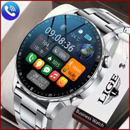 LIGE New Bluetooth Call Smart watch Men Full touch Screen Sports fitness watch  Multi-movement Water