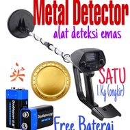 (ONGKIR 1KG)King Metal Detector MD-4030 Pendeteksi Logam &amp; Emas FREE 2