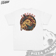 Fintage Tees | White Planet Pizza | No Box