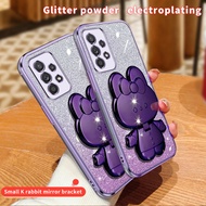 For Samsung Galaxy A52 4G 5G Case Shockproof Electroplated Back Cover For Samsung A52 4G 5G Stand Ph