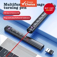 Presentation Clicker 2.4GHz Wireless Presenter Remote PPT Clicker for PowerPoint Classroom Office