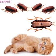 SEKMIS Cockroach Interactive Pet Cat Puppy Novelty Gag Toys Battery