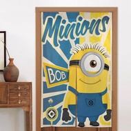 Minion Partition Half Curtain Kitchen Restaurant Fabric Curtain Door Curtain Japanese Style