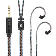 KBEAR ST16 Crystal 16 Cores Upgrade Cable 5N Single Copper Silver-plated 2PIN/MMCX/QDC Earbuds Conne