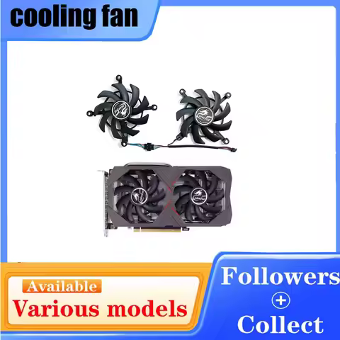 Cooling Fan 85MM 4PIN GPU Fan Suitable for Colorful GeForce GTX 1660TI 1660S 1650S 1650 Graphics Car