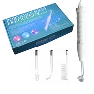 High Frequency Body Therapy Device Portable High Frequency Electric Therapy Stick Comb Acne Removal 