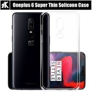 AK Crystal Clear  Soft TPU Back Cover Protective Casing for oneplus 6