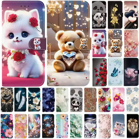 Note70T/C71 Case for Realme Note 70T C71 Coque Cartoon Leather Case for Realme Narzo 80 Lite Phone C