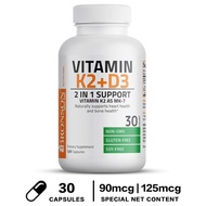 Vitamin K2+D3|2-in-1 Powerful Formula|With Vitamins K2 & D3|Promotes Calcium Absorption Supports Hea