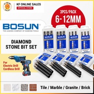 BOSUN DIAMOND STONE BIT 6MM,8MM,10MM,12MM X 3PCS/PACK/MATA KOREK TILES MOSAIC 6MM,8MM,10MM,12MM X 3P