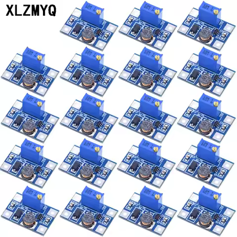 100pcs SX1308 DC-DC Step UP Boost Converter Module 2-24V to 2-28V 2A DC DC Adjustable Step-Up Conver