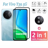 2 in 1 Protective Film Vivo Y39 5G Screen Protector for Vivo Y39 Y300i Y04 Y03 Y03t Y29S Y29 Y300 Y2