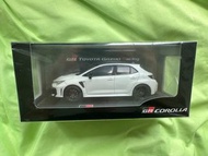 白色 Toyota GR Corolla 模型車