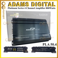 Adams Digital 4 Channel High Power Amplifier Platinum Series 800 Watts 1200 Watts 4ch Amp Car Amplif
