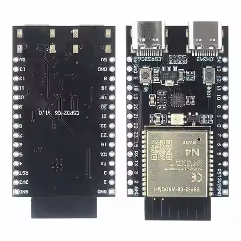 ESP32-C6 Development Board Wifi 6 BT Module RISC-V 32-Bit ESP32-C6 RGB LED N4 N8 N16 CH343P USB ESP3