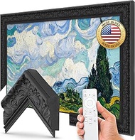 Tuscan Matte Black 65" Premiere Deco TV Frame - Compatible ONLY with Samsung The Frame TV and Pro TV