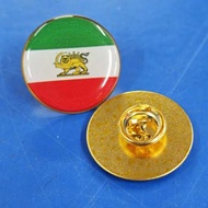 [IRAN ROUND]  BENDERA FLAG IRAN MALAYSIA 2026 with epoxy with COLLAR PIN IRAN SAVE IRAN WE LOVE IRAN