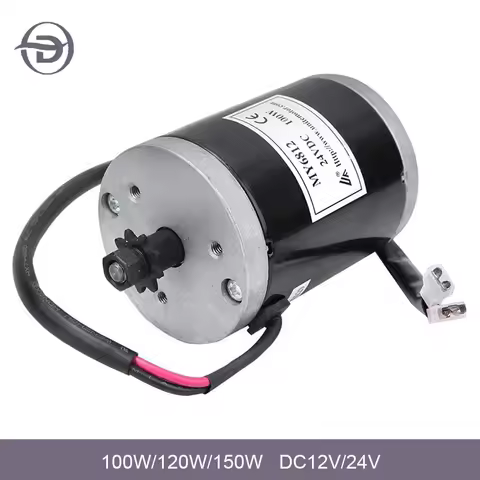 MY6812 150W 120w 100W DC 12V/24V high speed motor , small dc brush motor, Brush Motor with belt pull