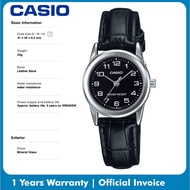 Casio General Analog Leather Band Watch for Woman LTP-V001L-1BUDF