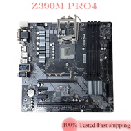 For Asrock Z390M PRO4 Motherboard Micro ATX Intel Z390 HDMI PCI-E3.0 Mainboard LGA 1151 128GB DDR4