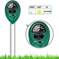 เครื่องวัดพีเอช PH เครื่องวัดอุณหภูมิ เครื่องวัดความชื้นในดิน Soil Meter PH ความเป็นกรด-ด่างความชื้น  และความสว่าง