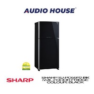 SHARP SJ-PG55P2-BK 554L 2 DOOR FRIDGE COLOUR: BLACK ENERGY LABEL: 3 TICKS DIMENSION: W820xD740xH1870MM