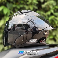 SPYDER VELO PD (Black) HALF FACE - DUAL VISOR (with FREE Clear Lens)
