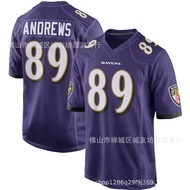 Same Day Delivery!!NFL Rugby Jersey Jersey Crow 89 Purple Ravens Mark Andrews Jersey