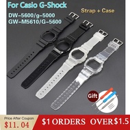 [HOT JUXXKWIHGWH 514] เรซิ่นสายนาฬิกากรณีสำหรับ Casio G-Shock DW5600 GW-B5600สี่เหลี่ยมเล็กๆสายนาฬิกาข้อมือผู้ชายกีฬาสร้อยข้อมือยางนาฬิกาสายรัดข้อมือ