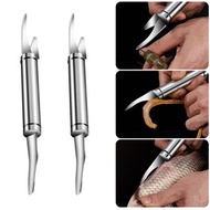 **包郵** 雙頭不銹鋼通腸刀 去蝦線刀 多用途剝蝦器 廚房 魚鱗刨 剔腸工具