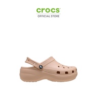 CROCS รองเท้าลำลองผู้หญิง CLASSIC PLATFORM CLOG รุ่น 206750-7AF - PINK CARAMEL