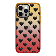 Original CASETiFY Hearts Peach Haze Case for iPhone 15 Pro Max / iPhone 14 Pro Max / iPhone 13 Pro M