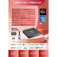 SKY V3 ANDROID BOX 4GB RAM + 64GB MEMORY | GOOGLE CERTIFIED BOX | ANDROID 13 + SKYTV &amp; SKYGO SOFTWARE