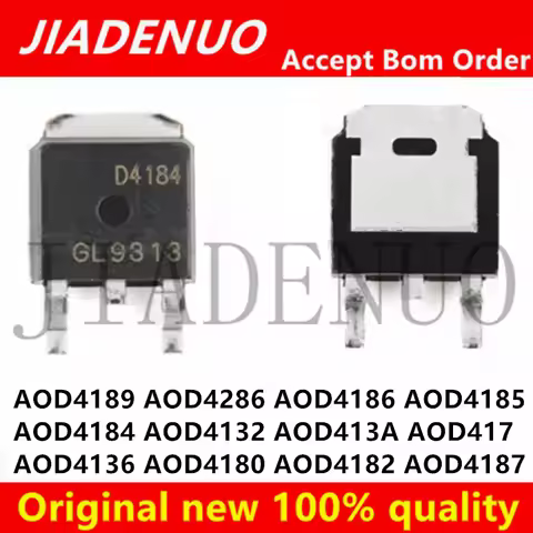 (10pcs) AOD4184 AOD4185 AOD4186 AOD4286 AOD4189 AOD4132 AOD413A AOD417 AOD4136 AOD4180 AOD4182 AOD41