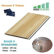 Plafon pvc motif kayu doff wood 9