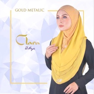 Dhaja Clara Gold Metalic