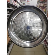 round serving tray 45cm talam bulat dulang hidang air murah talam besi 35cm talam besi 40cm talam pl