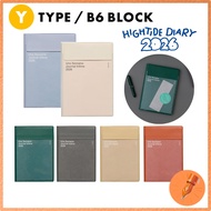 HIGHTIDE 2026 Iris Planner / B6 Weekly Block / Starting October 2025
