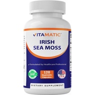Irish Sea Moss, 120 Kapsul Sayuran, Vitamatic